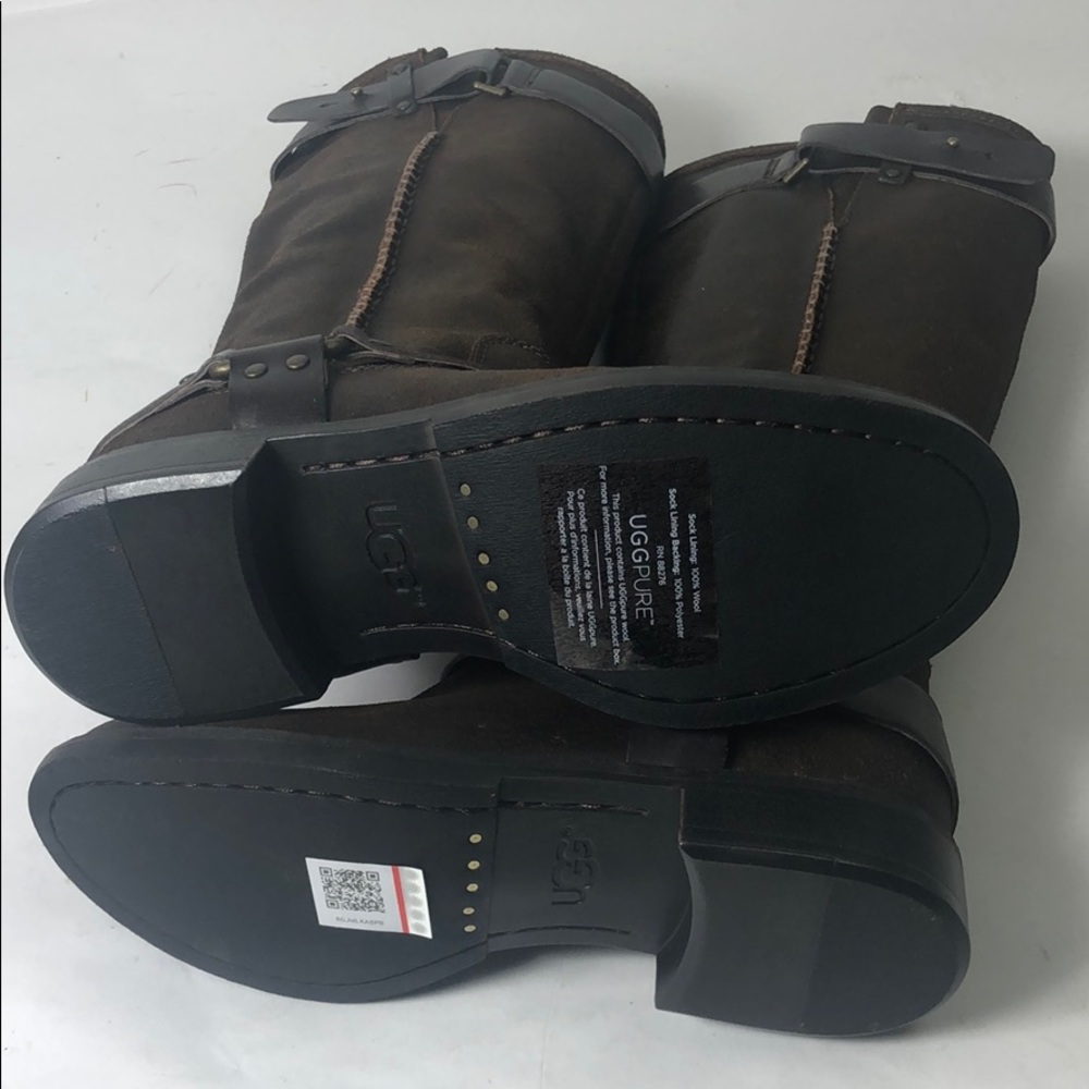 Ugg Boots Dree Dark Chocolate Tall Boots New - Picture 5 of 8